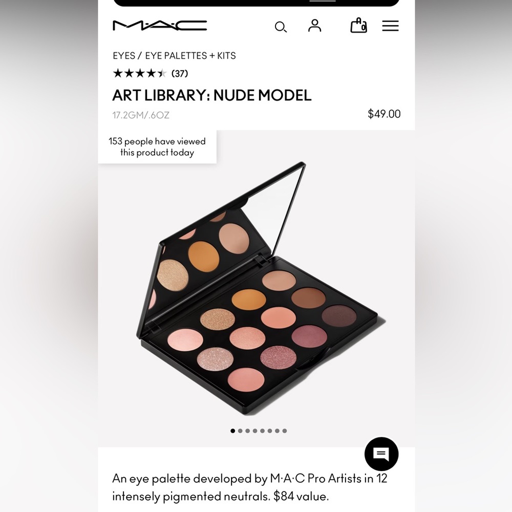 Mac palette